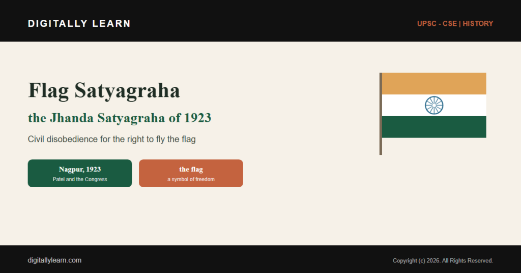 Flag Satyagraha (Jhanda Satyagraha) of 1923