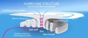 hurricane structure diagram upsc