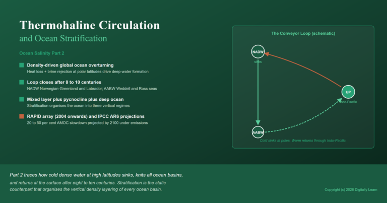 Ocean Salinity Part 2: Thermohaline Circulation and Stratification