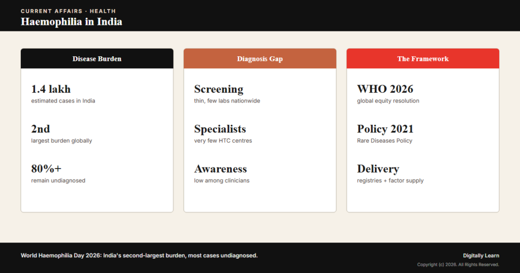 Haemophilia in India: The Diagnosis Gap, Burden, and Rare-Disease Push