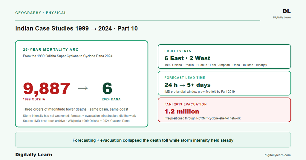 Tropical Cyclones in the Indian Ocean Part 10: Indian Case Studies 1999 to 2024