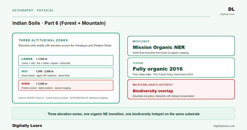 Soils Part 6: Forest and Mountain Soil (Himalayan Slopes, Western Ghats, North-East Hills)