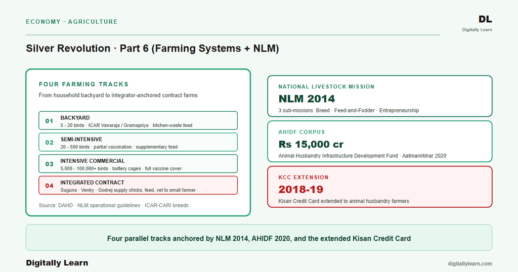 Silver Revolution Part 6: Farming Systems and Government Framework for Indian Poultry