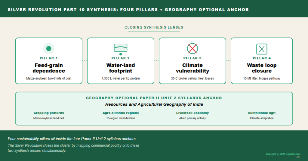 Silver Revolution Part 10: Geography Optional Themes and Sustainability Implications