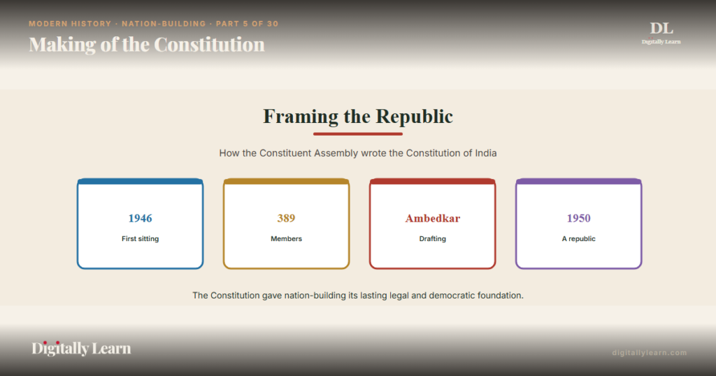 Making of the Constitution: The Constituent Assembly