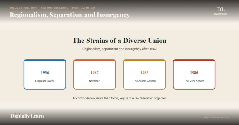 Regionalism, Separatism and Insurgency